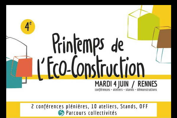 Etiquette de présentation du Printemps de l'éco-construction 2019