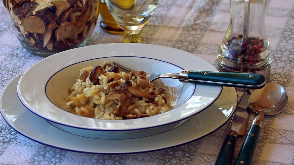 Risotto aux champignons